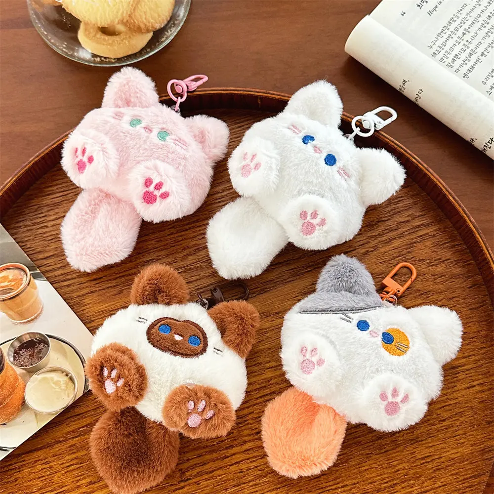 Cute Plush Cat Doll Pendant Girl Backpack Doll Pendant Couple Bag Keychain Decorative Gift - Image 5