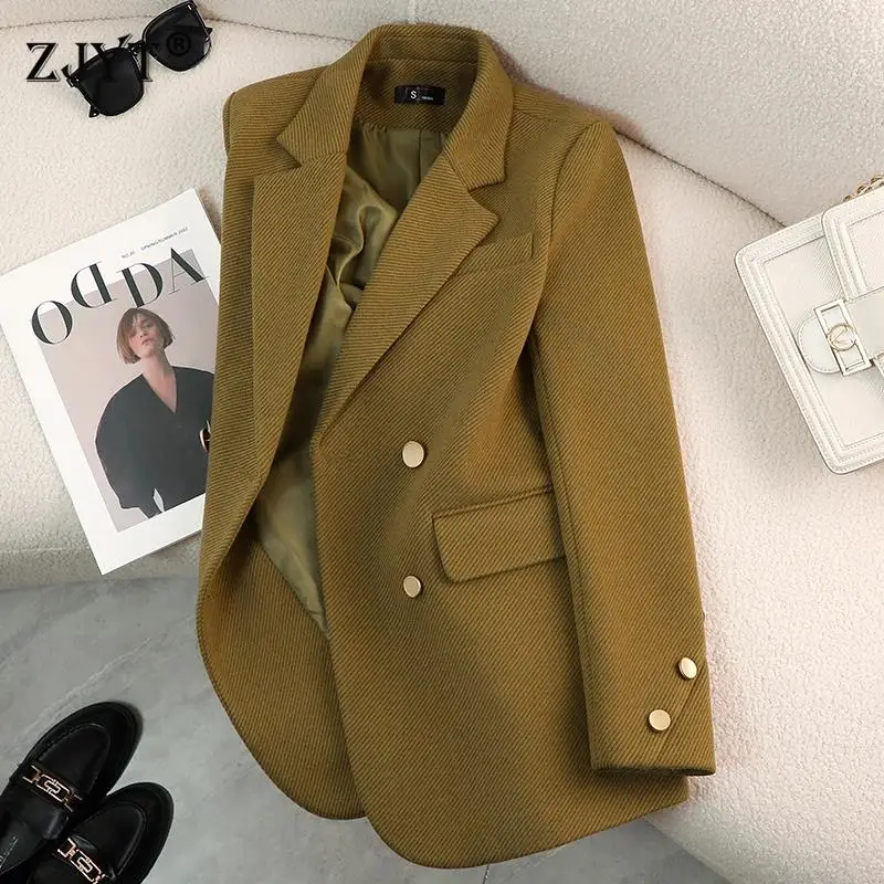 Luxury Brand Blazers Women Clothing Autumn Winter Jacket Button Office Ladies Coat Design Jacket Long Sleeve Outerwear Suits New - Image 4