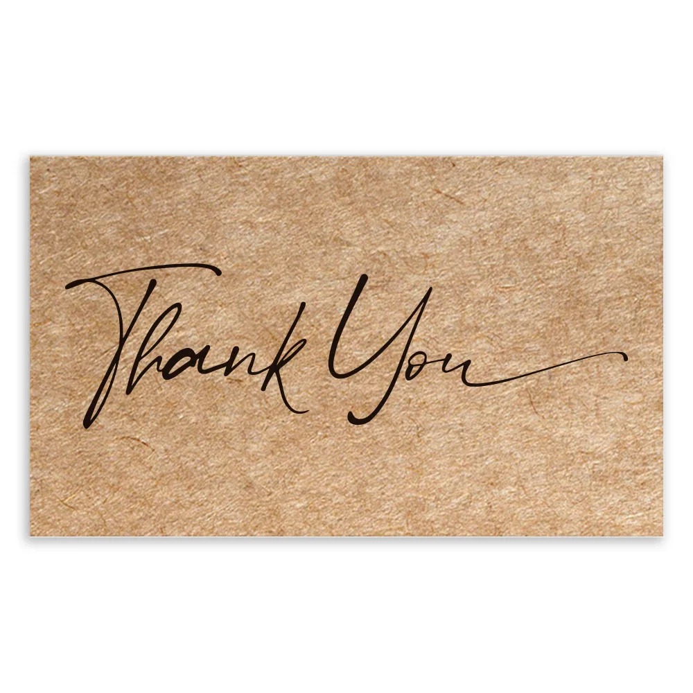 9.0x5.4cm Pink Black Foil Stamp Greeting Label Custom Thank You Cards For Small Bussiness Gift Box Decoration Packaging Supplies - Image 18