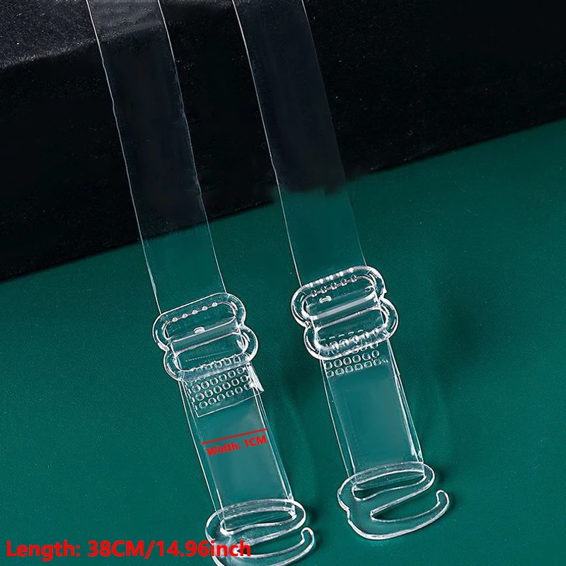 FallSweet 2/4/10/20PCS Adjustable Invisible Clear Bra Straps for Women Transparent Elastic Shoulder Belt Lingerie Accessories - Image 5