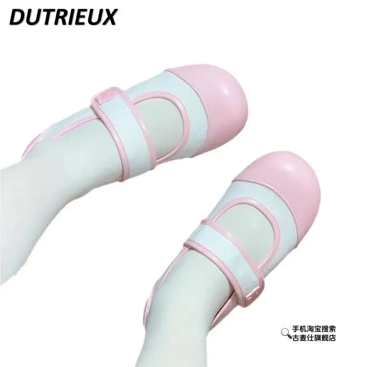 Japanese Round Head Flat Sole Lo Jk Uniform Flats for Ladies Spring Autumn Original Lolita Style Mary Jane Women's Shoes Cute - Image 6