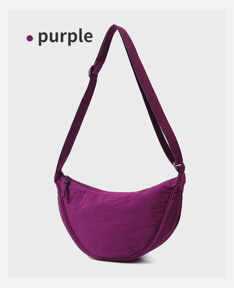 New Color Women's Nylon Shoulder Bag Casual Sports Female Hobos Crossbody Bags Fashion Large Female Fanny Pack Purse Handbags - Image 8
