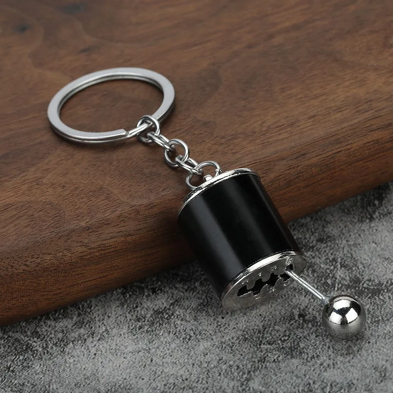 Mini Turbo Turbocharger Keychain Car-styling Keyring Gear Gearbox Pendant Keychain Stick Knobs Keyring Shift Metal Key Ring - Image 7