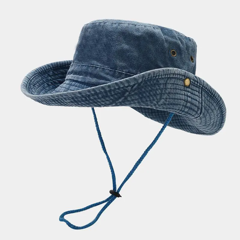 2023 Four Seasons Cotton Solid Bucket Hat Fisherman Hat Outdoor Travel Sun Cap for Men and Women 191 - Image 8