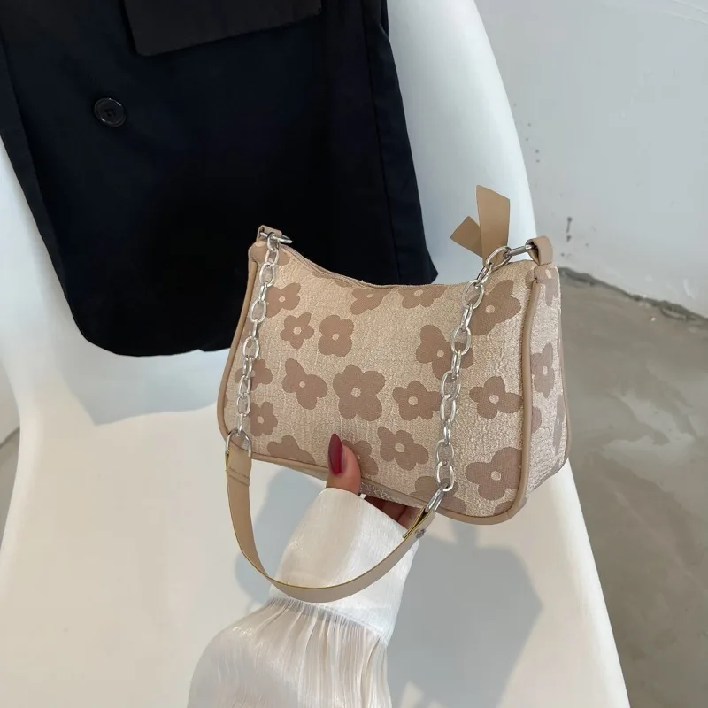 Fashion Felt Shoulder Bags for Women Small Casual Underarm Bag Female Hand Crossbody Bags for Women - Image 4