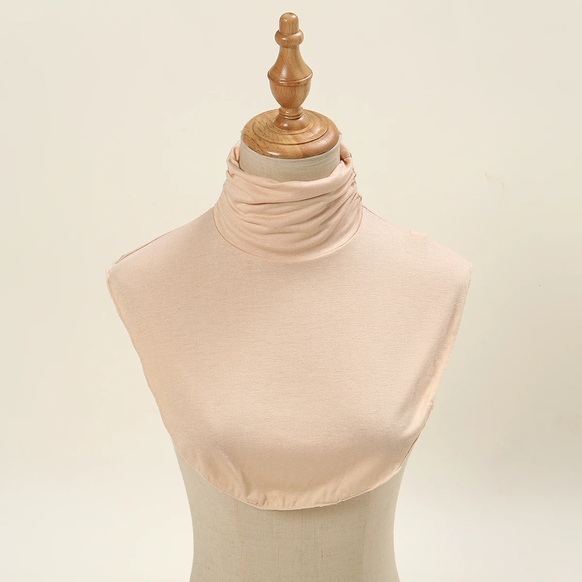 Soft Cotton Modal Inner Neck Cover Solid Color False Collar For Woman Mock Neck Half Top Detachable Collars Neck Free Size - Image 26