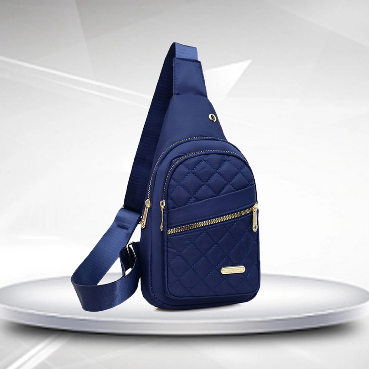 Breast bag women casual fashion nylon fabric bag lightweight crossbody bag women's backpack - Image 6