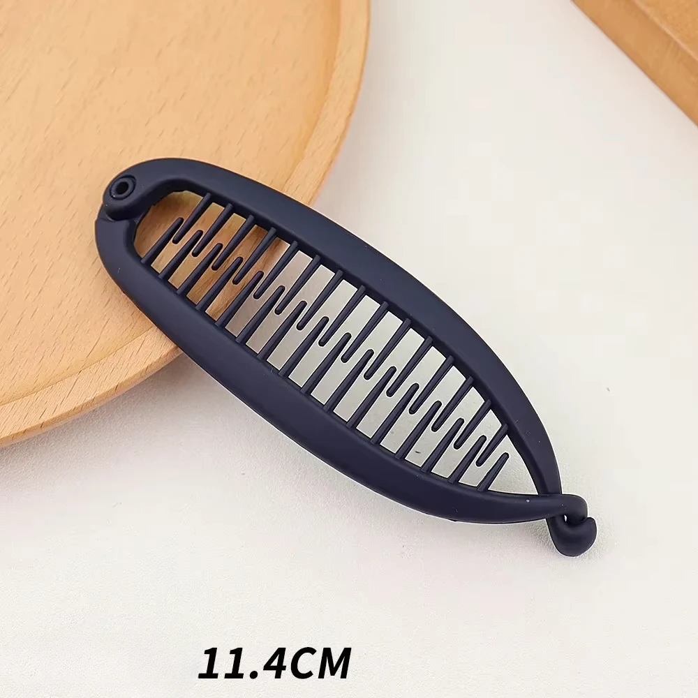 Matte Frosted Ponytail Banana Hair Clip Fish Shaped Hairpin Headband for Women Hair Accessories Twist Clamp Barrettes Headwear - Image 9