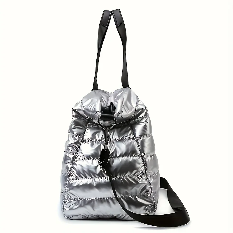 Large Capacity Women's Travel Bag Waterproof Nylon Fashion Shoulder Bag For Women Dry-wet Separation Fitness Bag Yoga - Image 3