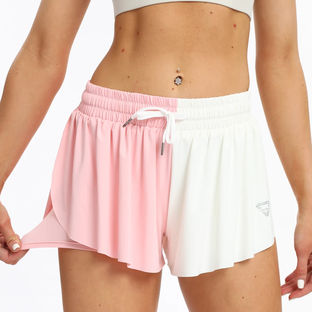 Flowy Skirts for Women's Summer Yoga Shorts Gym Run Pocket Design Tennis Skorts Beach Dress Butterfly Group Athleisure 2022 - Image 14