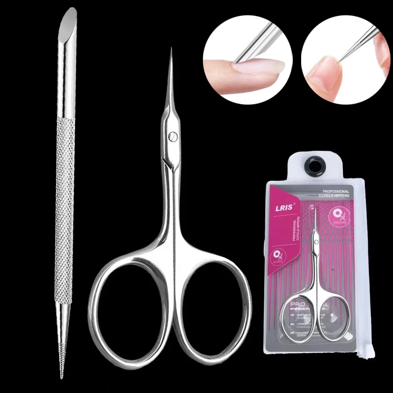 Professional Russian Manicure Scissors Cuticle Regrowth Cut Curved Tip Nail Pedicure Grooming Stainless Steel Dead Skin Remover - Image 11