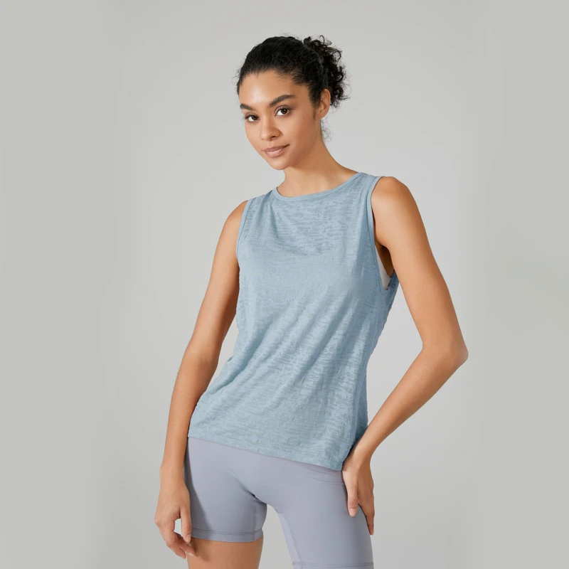 Sleeveless Racerback Workout Tank Tops for Women, Gym Running Training Yoga Shirts, Women Athletic Fitness Sport Yoga Vest - Image 13
