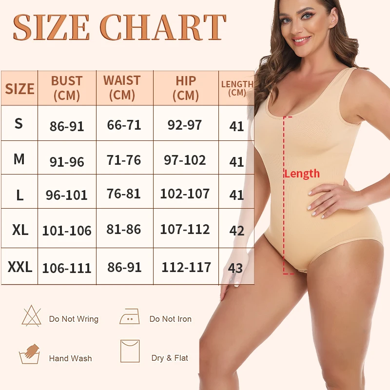 Bodysuit Women Shapewear Tummy Control Butt Lifter Body Shaper Smooth Invisible Under Dress Slimming Underwear Low Neck Jumpsuit - Image 6