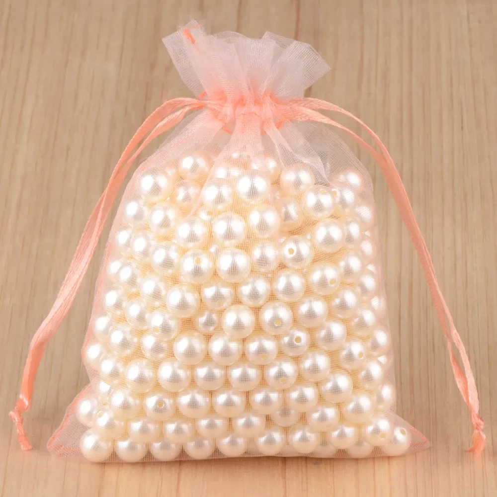 50pcs 24 Colors Jewelry Bag 5*7 7*9 9*12 10*15cm Wedding Gift Organza bag Jewelry Packaging Display & Jewelry Pouches - Image 19
