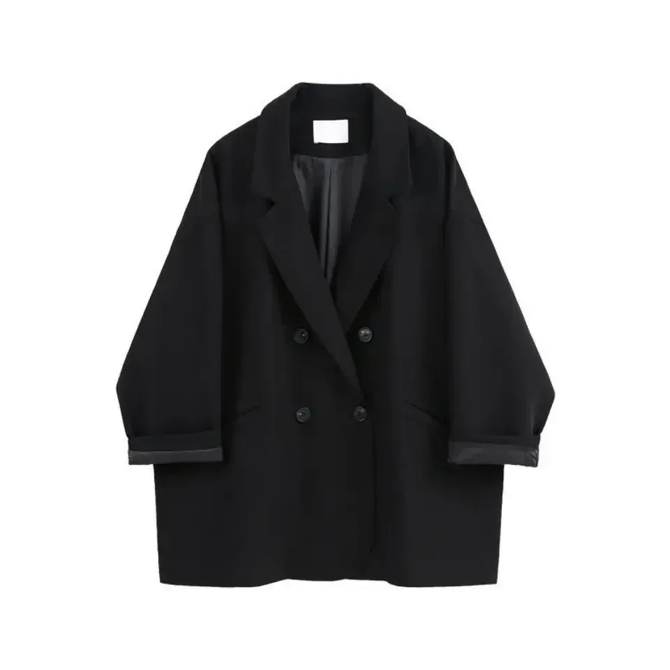 Women Blazer Spring and Autumn 2024 New Fashion Korean Vintage Suit Jacket Female Oversized Blazers - Image 2