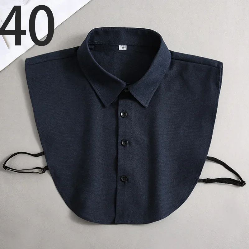 Oxford Textile Cotton Fake Collar for Men Unisex Versatile Spring Summer Fashion Business Collar Inside Office Work Fake Shirt - Image 24