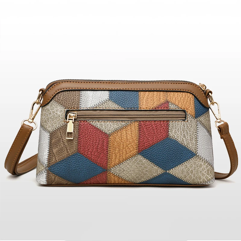 High Quality PU Leather Women Small Crossbody Shoulder Bags Luxury Handbag Lady Messenger Bag Simple Shell Phone Satchels - Image 4