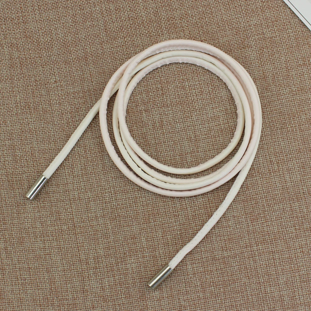 New Round Leather Rope Thin Belt Women Fashion Decorative Knotted Waist Rope Simple Self-Tie Skirt Coat Waist Belts Strap - Image 10