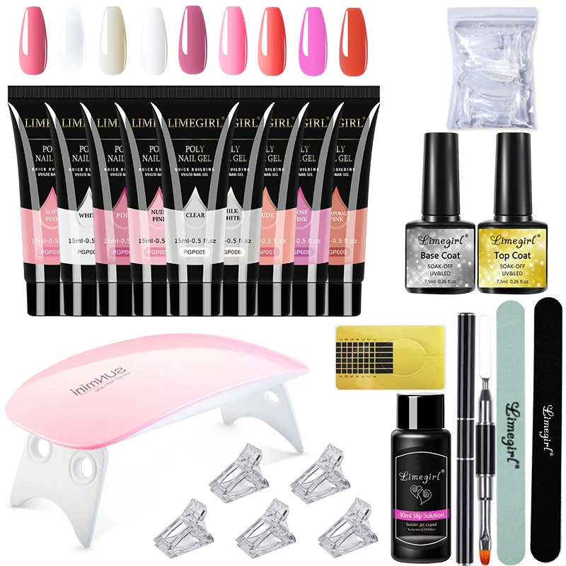 15ml Nail Gel Kit For Quick Extension Nail Art Polymer Gel Nail Tools Finger Extension Acrylic Solution Gel Polish Nail Art Kit - Image 8