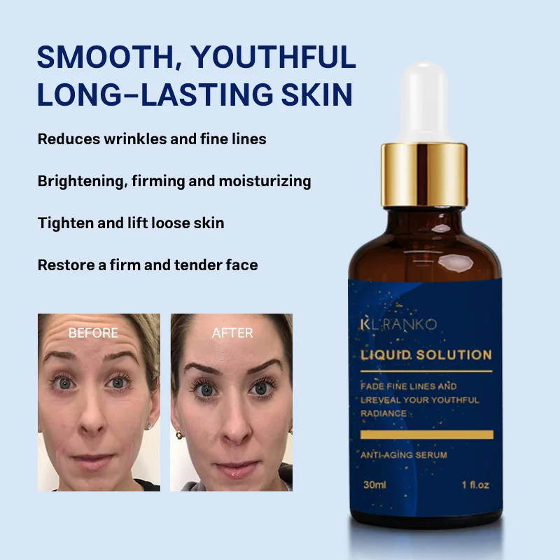 Niacinamide Wrinkle Remover Serum Firming Lifting Face Care Anti-Aging Fade Fine Lines Smooth Skin Beauty Facial Essence Liquid - Image 2