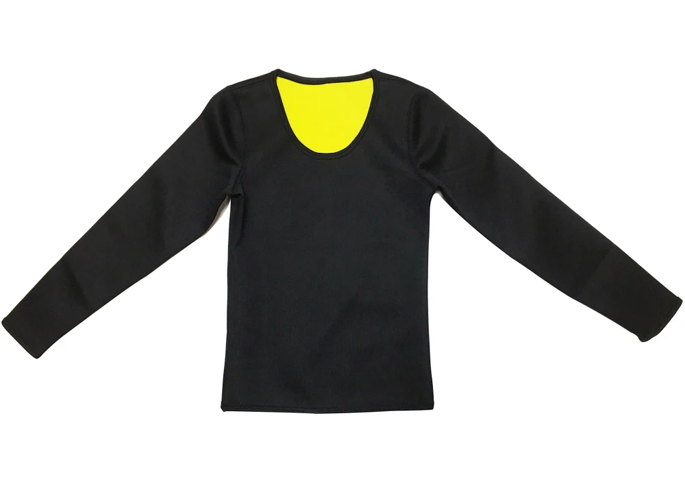 CXZD Hot Thermo Body Shaper Slimming Long Sleeve Shirt + Pant Workout Sweat Sauna Suit Neoprene shapewear Bodysuit Weight Loss - Image 9