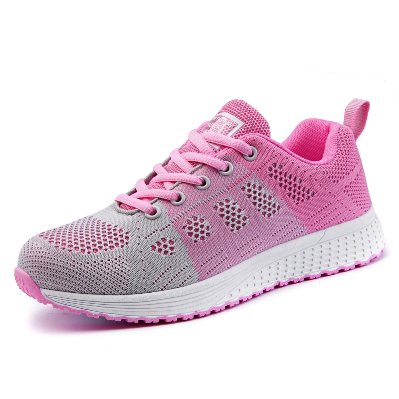 2025 New Fashion Women's Sneaker Flat Woman Shoes Mesh Fabric Casual Sneaker Woman Lace Up Tenis Feminino Sneakers For Women - Image 8