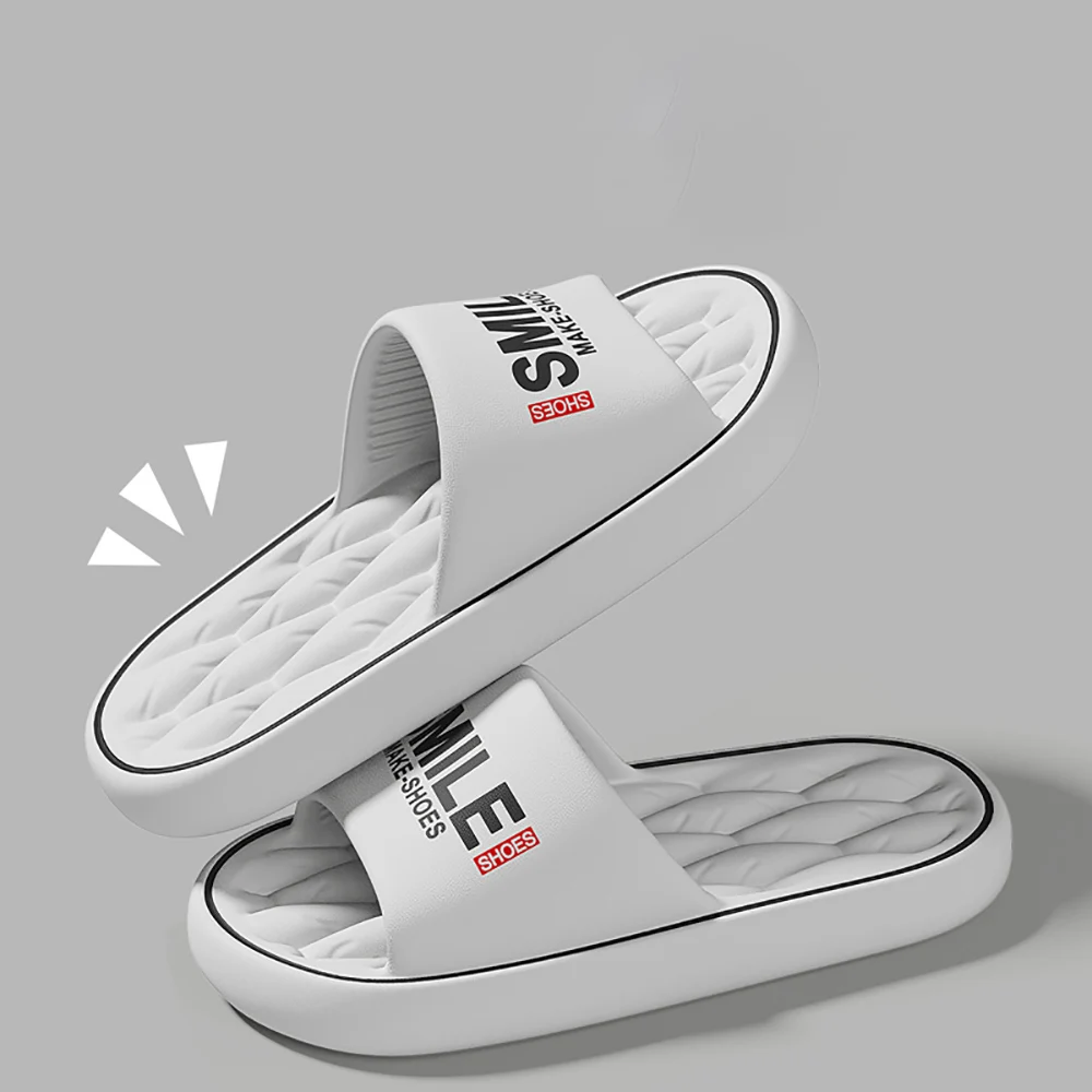 ZHIDA Summer Men Slippers Outer Wear Beach Sports Sandals Home Bathing Cool Slippers EVA Outsole Slides Soft Thick Sole Sandals - Image 3
