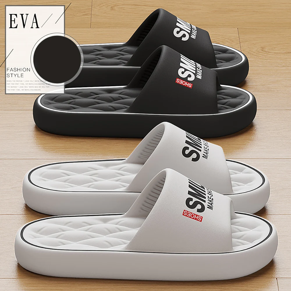 ZHIDA Summer Men Slippers Outer Wear Beach Sports Sandals Home Bathing Cool Slippers EVA Outsole Slides Soft Thick Sole Sandals - Image 6