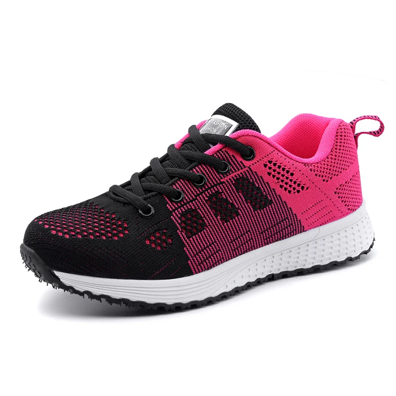 2025 New Fashion Women's Sneaker Flat Woman Shoes Mesh Fabric Casual Sneaker Woman Lace Up Tenis Feminino Sneakers For Women - Image 7