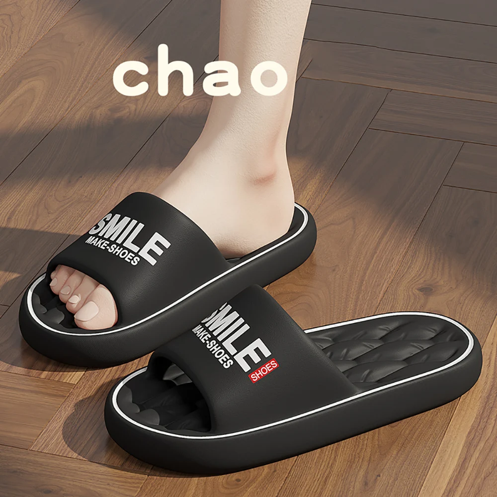 ZHIDA Summer Men Slippers Outer Wear Beach Sports Sandals Home Bathing Cool Slippers EVA Outsole Slides Soft Thick Sole Sandals - Image 5