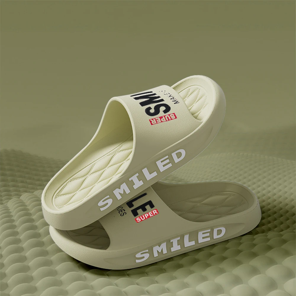 ZHIDA Summer Men Slippers Outer Wear Beach Sports Sandals Home Bathing Cool Slippers EVA Outsole Slides Soft Thick Sole Sandals - Image 9