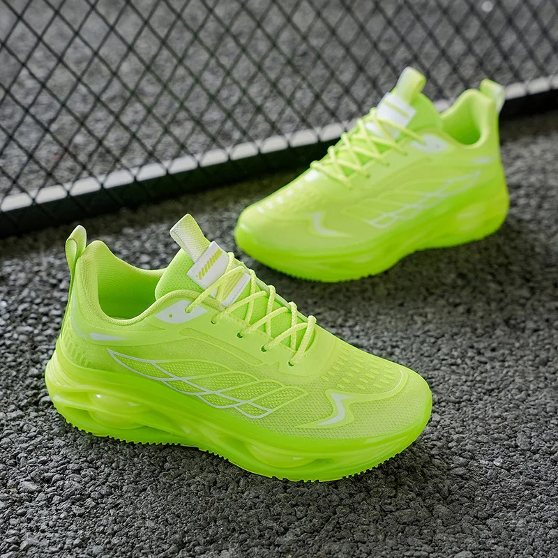 Womens Running Shoes Summer New Breathe Mesh Sports Shoes Trendy Retro Thick Sole Casual Training Flat Sneakers for Women - Image 5